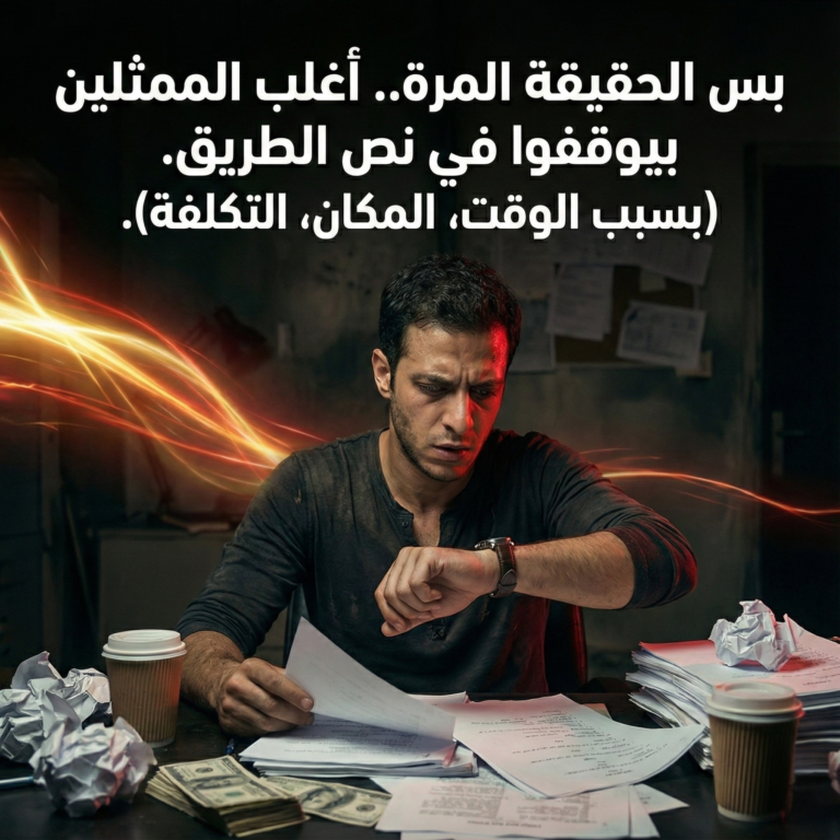 مشاكل بتواجه الممثلين فى استمرار التدريب